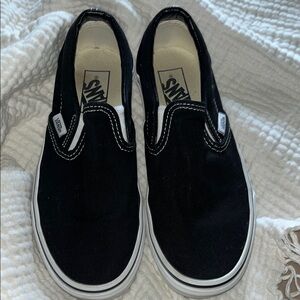 Vans classic slip on’s black 7 1/2